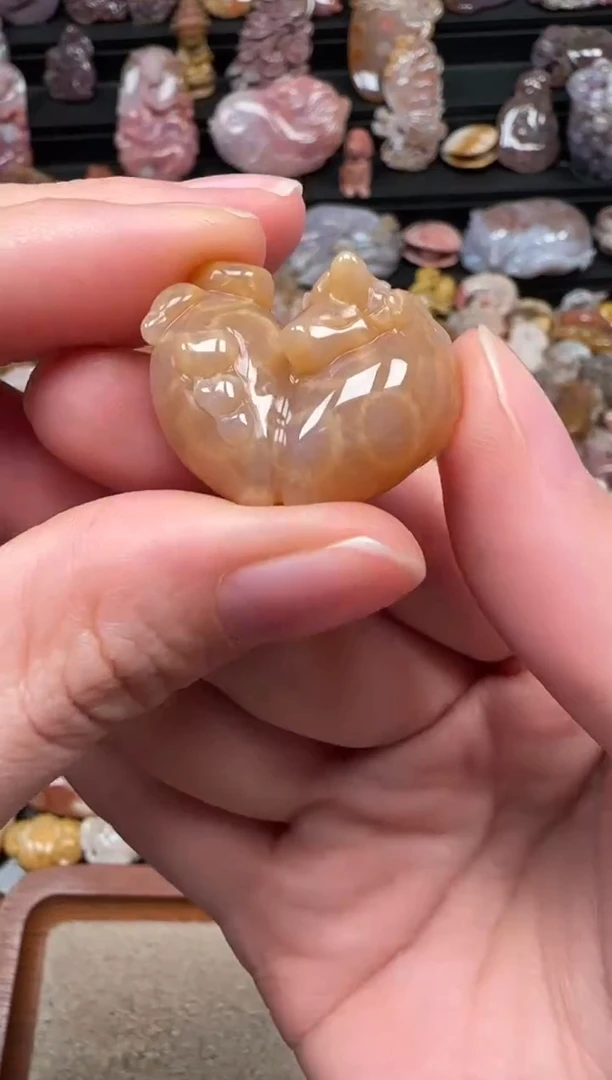 颈饰未镶嵌硅化珊瑚（珊瑚玉）730