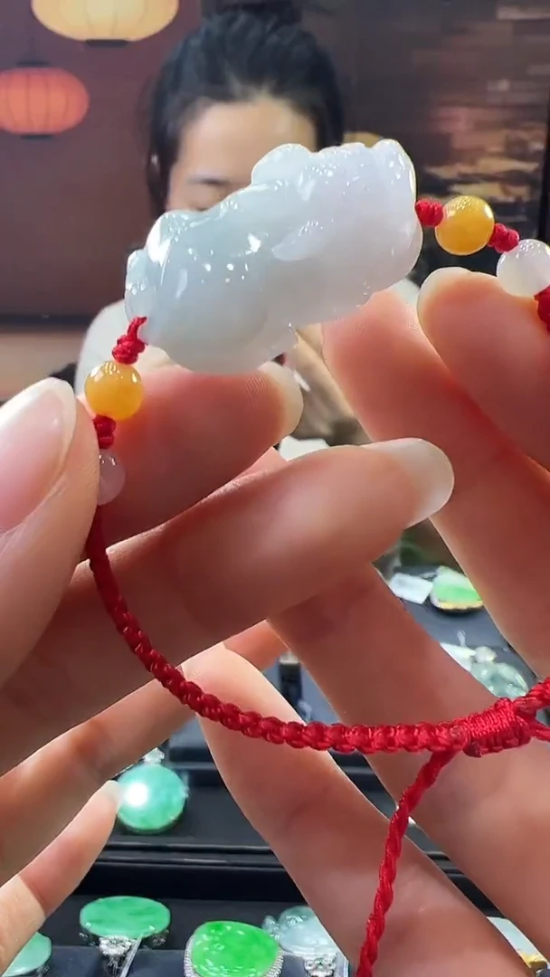未镶嵌挂件翡翠貔貅手绳