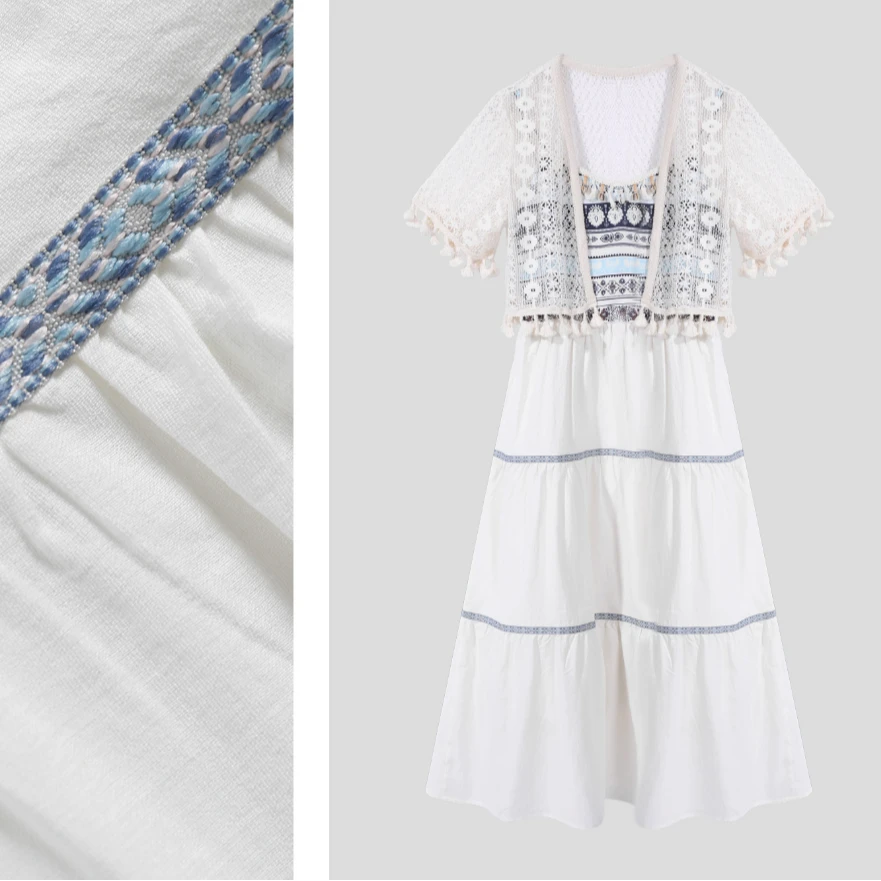 【小依专享】D5F36023A时尚显瘦套装6023夏季裙子夏装