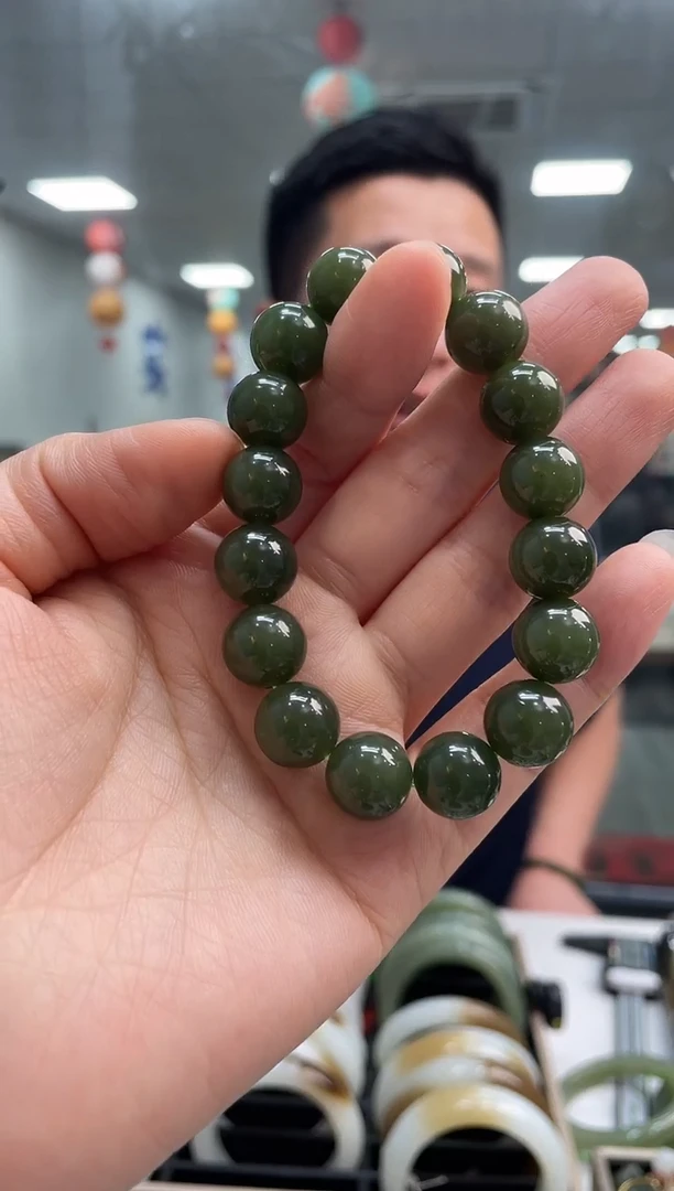 手链未镶嵌和田玉沙枣青卡12-11手串随机发一件