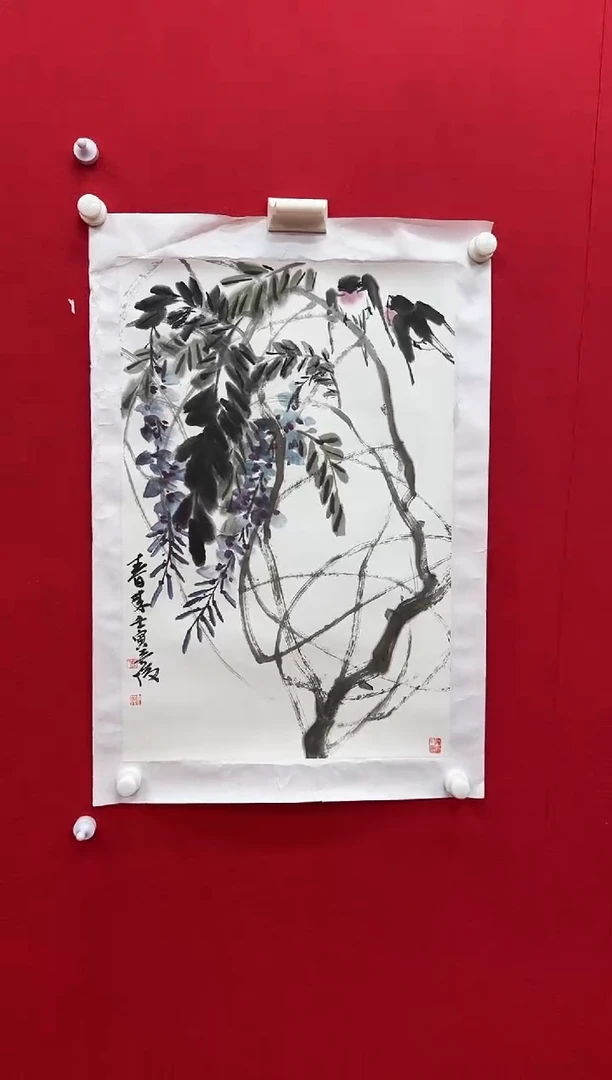 国画z天津人美-雷奇俊花鸟2.7平尺