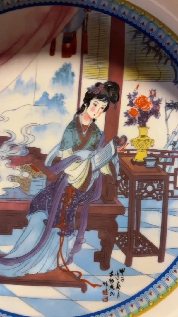 摆件瓷AH20景德镇陶瓷摆件