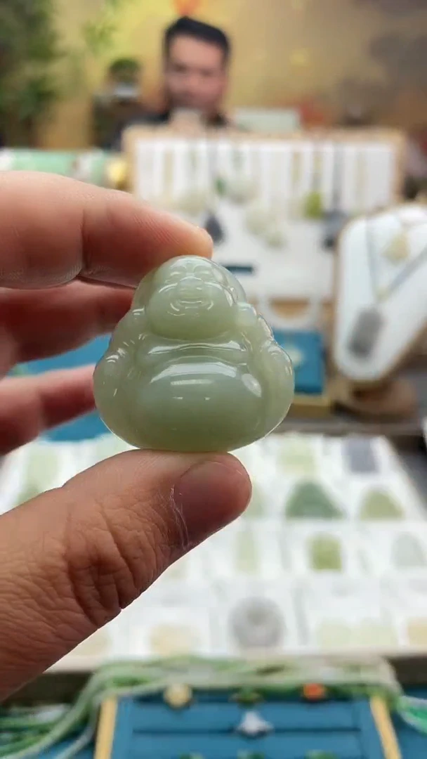 吊坠(不含链)未镶嵌和田玉约卡35mm佛公