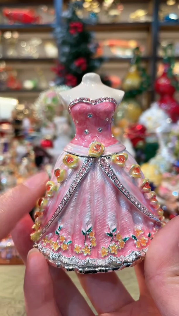 【闪购商品】精致珐琅彩首饰盒