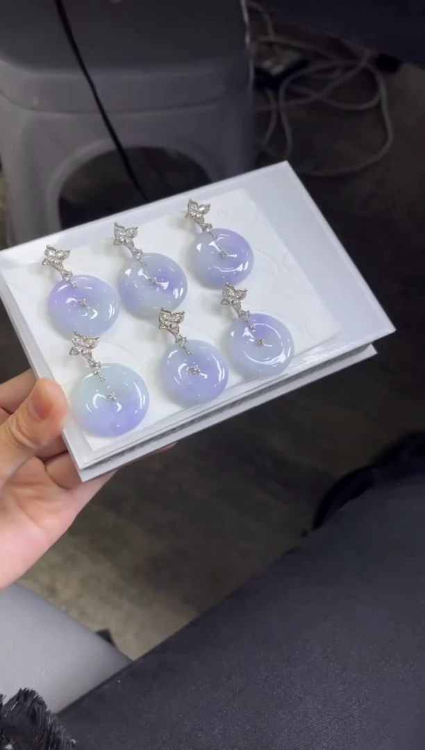 颈饰银S925镶嵌翡翠Z125/多样性发一件/配绳子