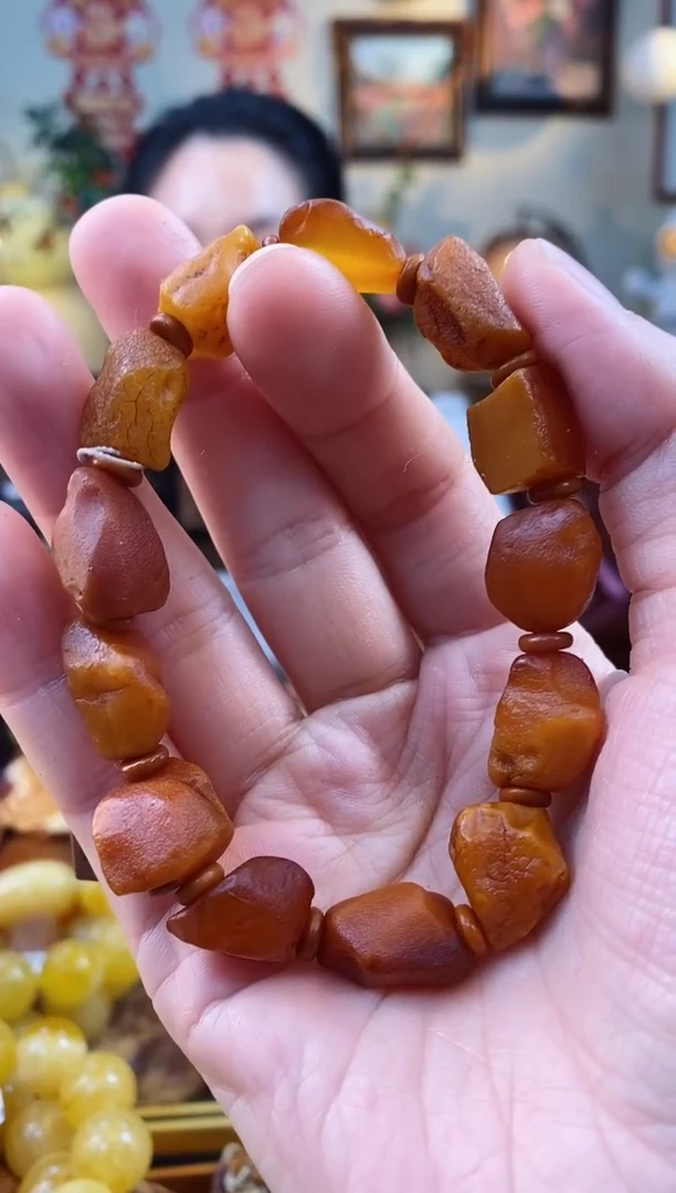【闪购商品】琥珀手串未镶嵌手串