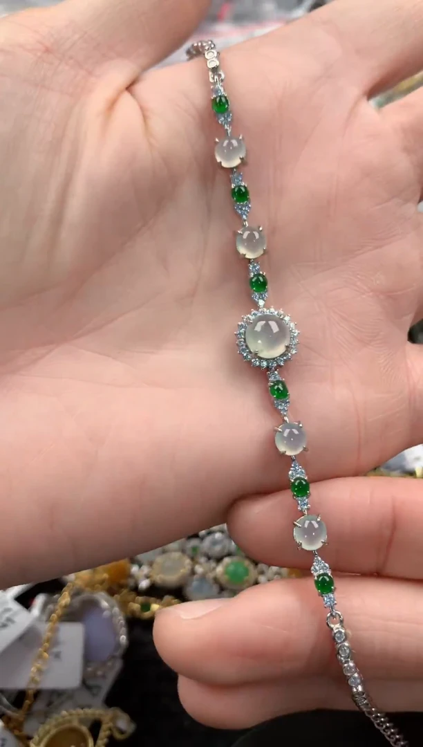 银S925镶嵌戒指翡翠芳****）666----3