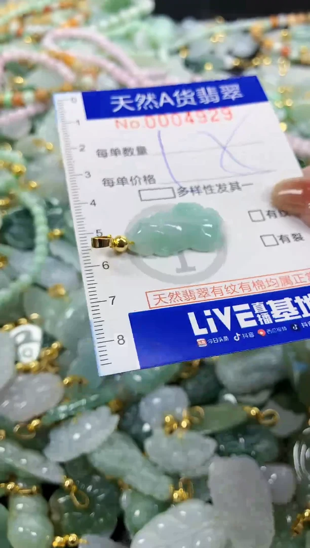 颈饰未镶嵌翡翠天然A货翡翠