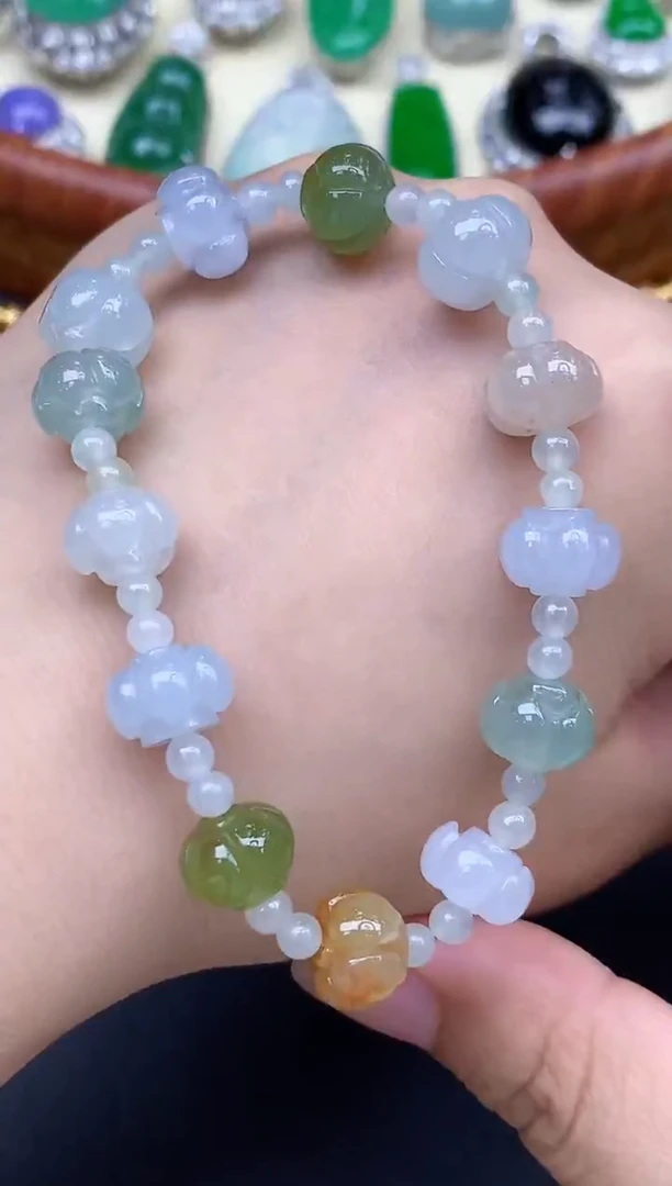 未镶嵌手链翡翠260-中国好珍宝