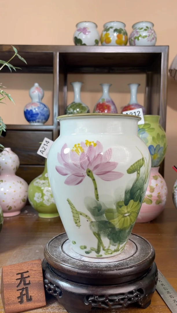 瓶景德镇手绘陶瓷花瓶 源头工厂