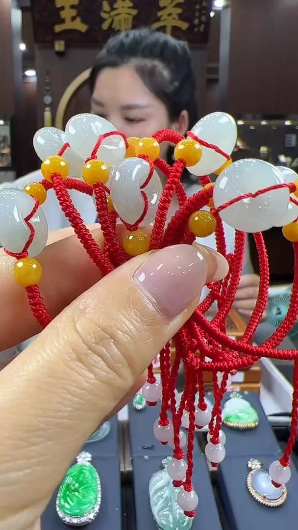 翡翠挂件未镶嵌儿童手绳（多样性发其一）