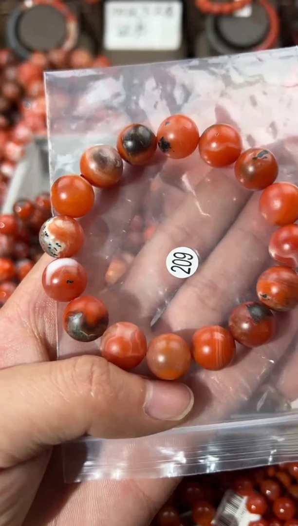 未镶嵌手串南红玛瑙13+