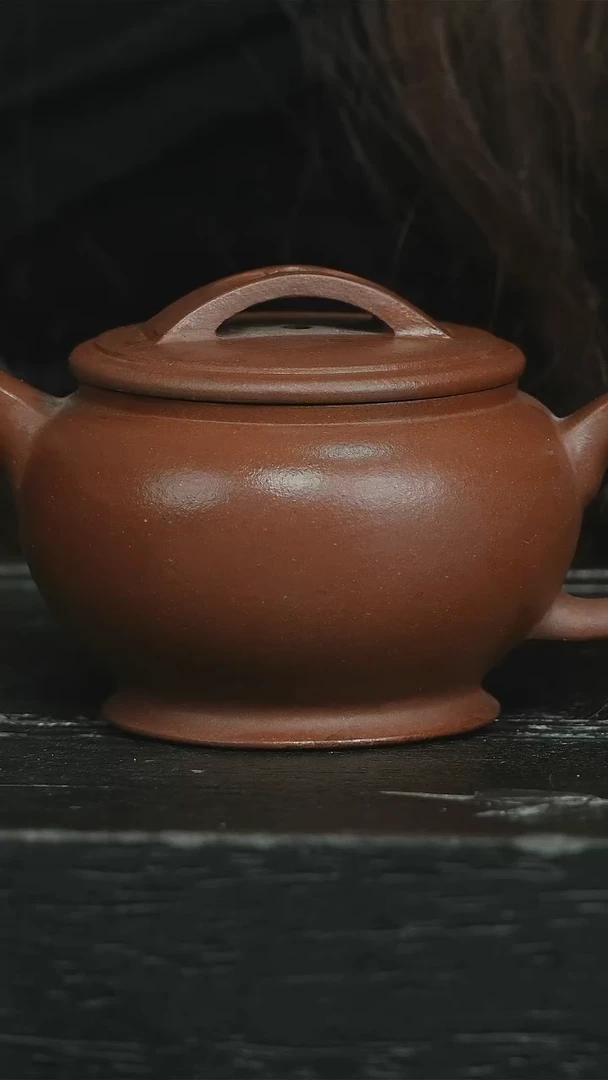 【闪购商品】紫砂茶壶底槽清光素静瓦泡过茶scj