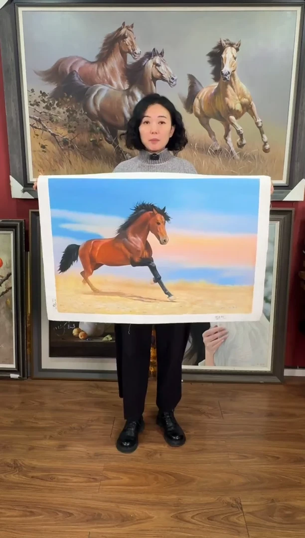 油画【55号】约50*70cm丨朝鲜原创纯手绘孤品油画丨顺丰包邮