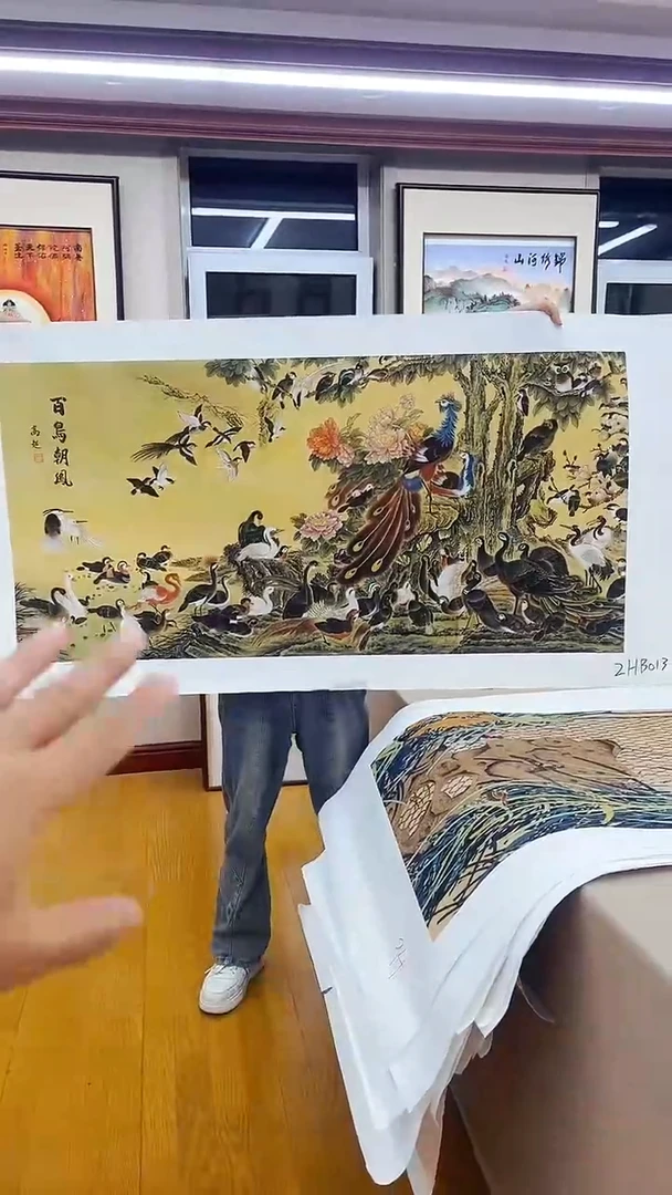 国画九霄甄选国画作品zhb013