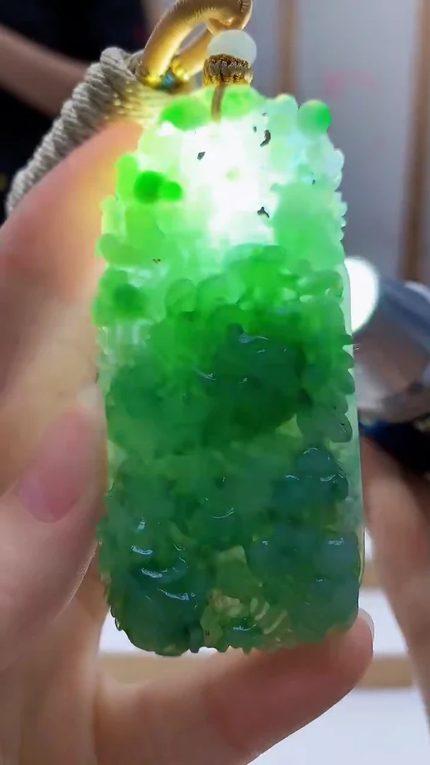 未镶嵌定制翡翠4868ry-毛货挂件161