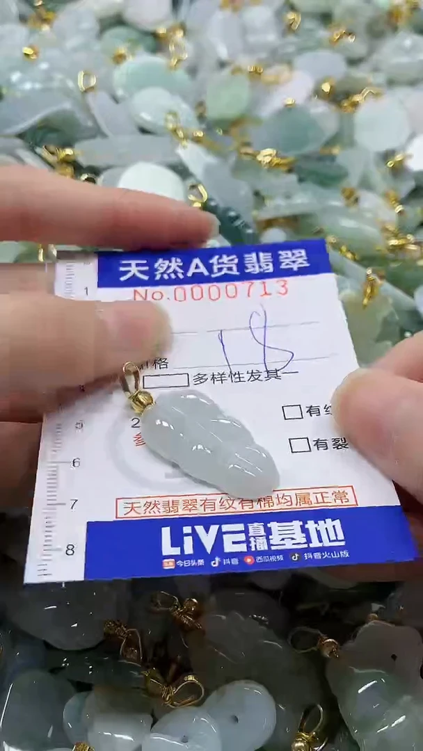颈饰未镶嵌翡翠纯天然a货翡翠