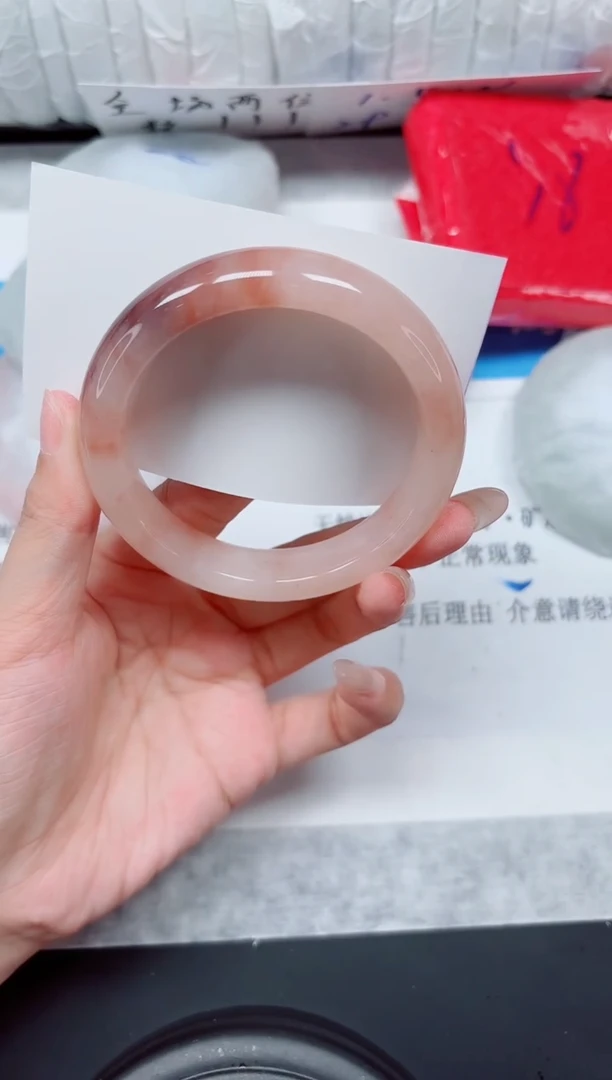 未镶嵌手镯石英质玉65-55