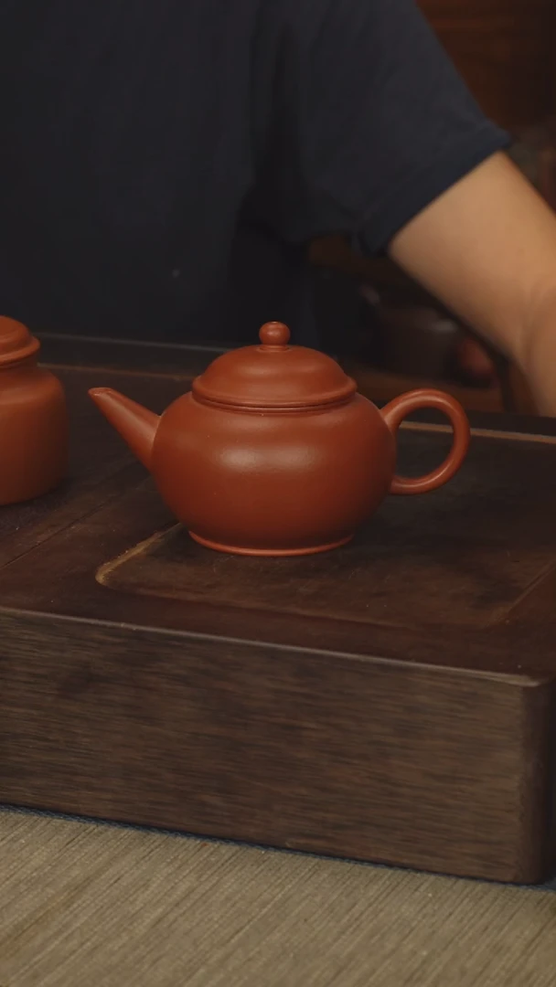 茶壶紫砂静*半手工40容量