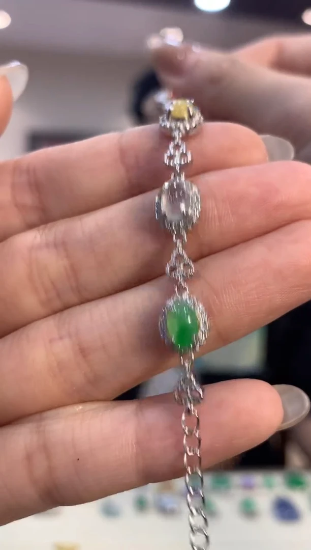 未镶嵌手链翡翠手链