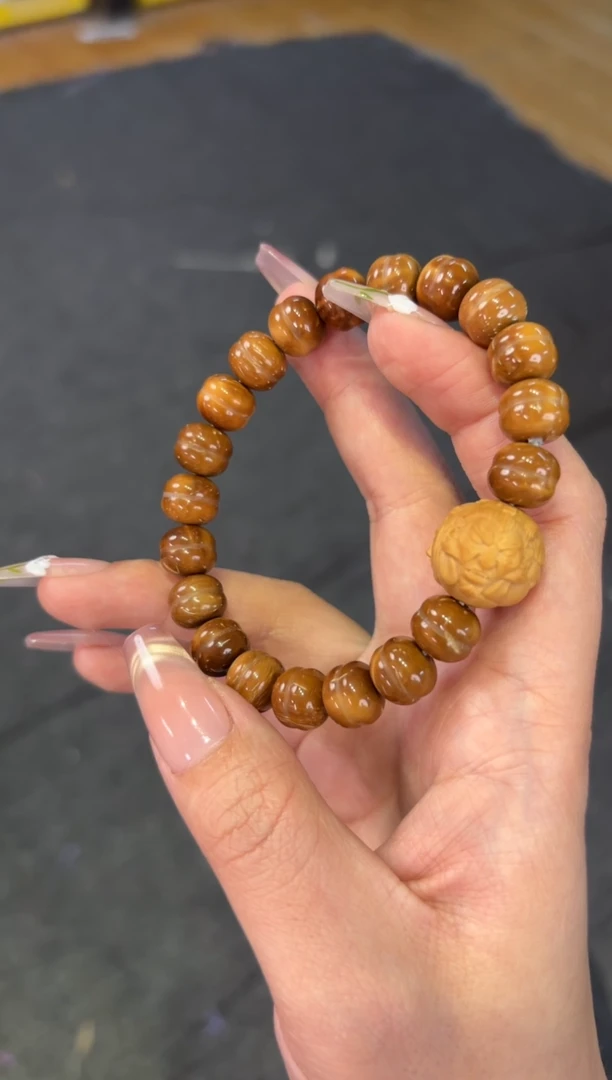 【闪购商品】菩提根/象牙果吊坠  1.0库克汉堡哪吒设计款