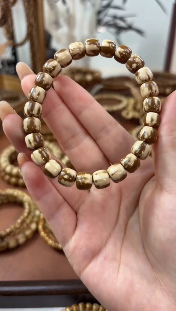 手串紫金鼠8.9实心紫金鼠花皮老型微瑕福利