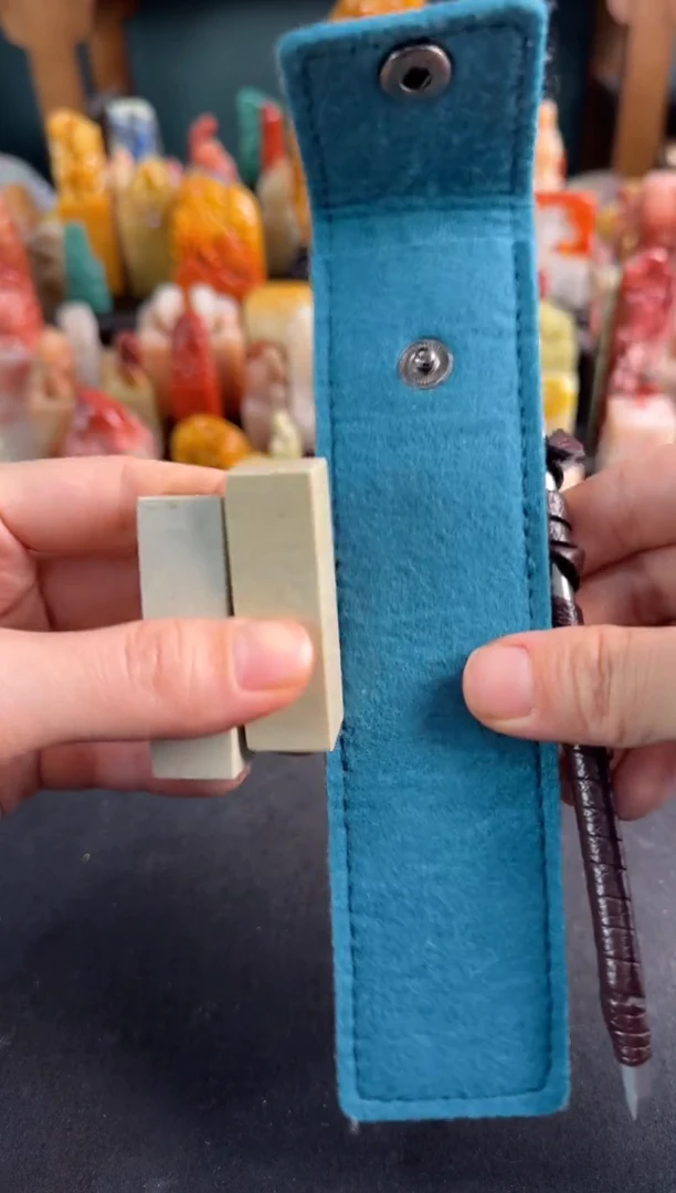 【闪购商品】昌化石印石5毫米刻刀+青田新矿1.5两枚