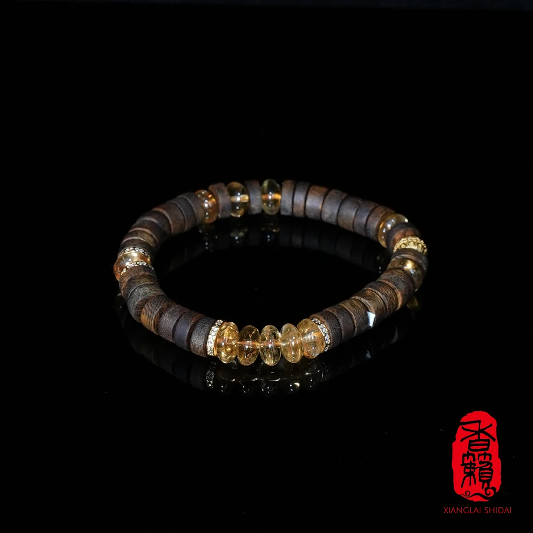 DIY片珠水晶手串（30181）