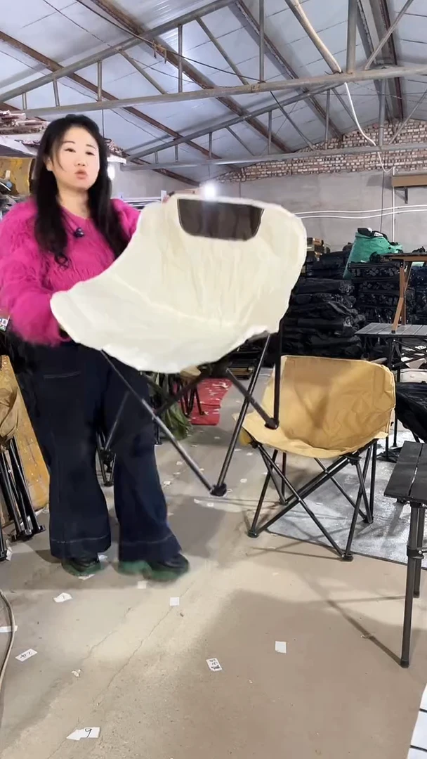 铁低背月亮椅   白色