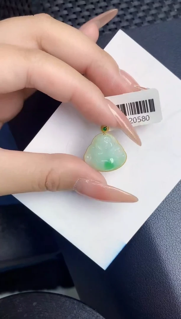 【闪购商品】翡翠颈饰18K金镶嵌000000000
