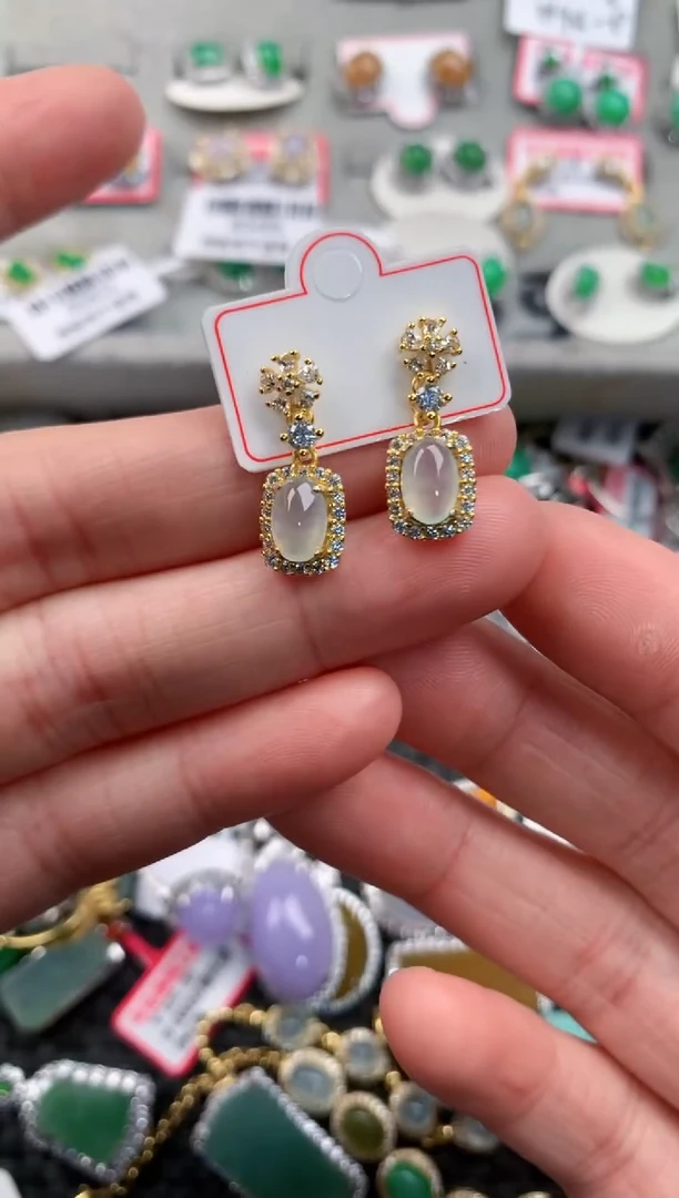 银S925镶嵌戒指翡翠11-11---3