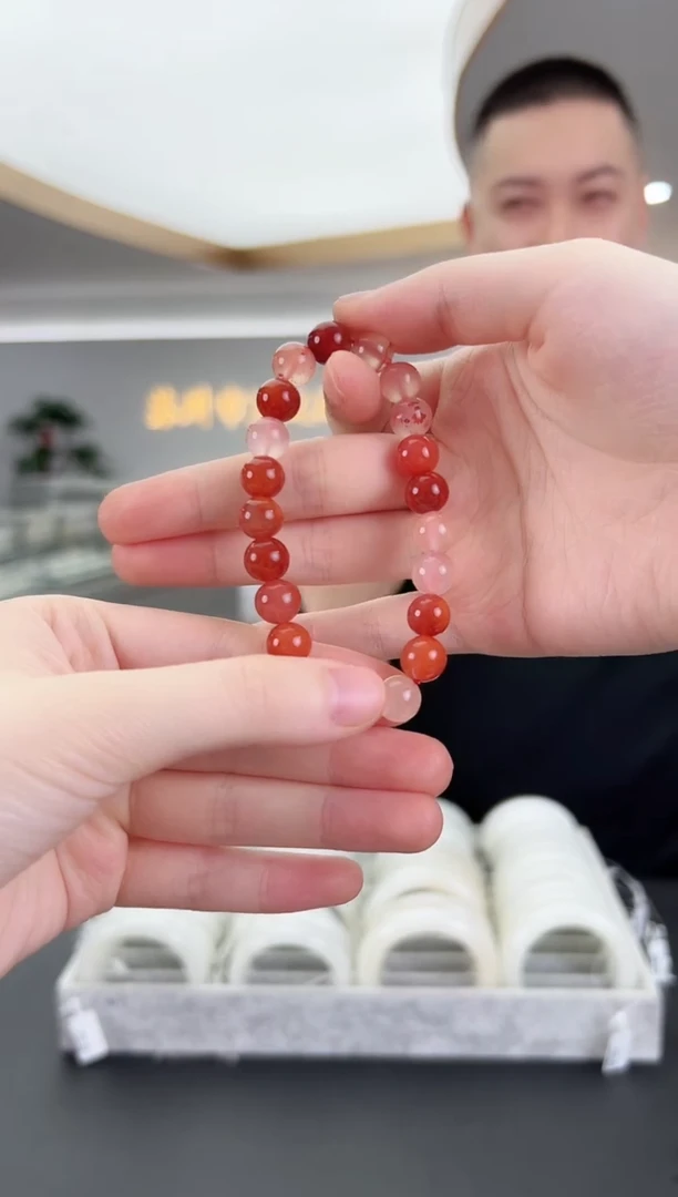 南红玛瑙01-未镶嵌南红玛瑙手串