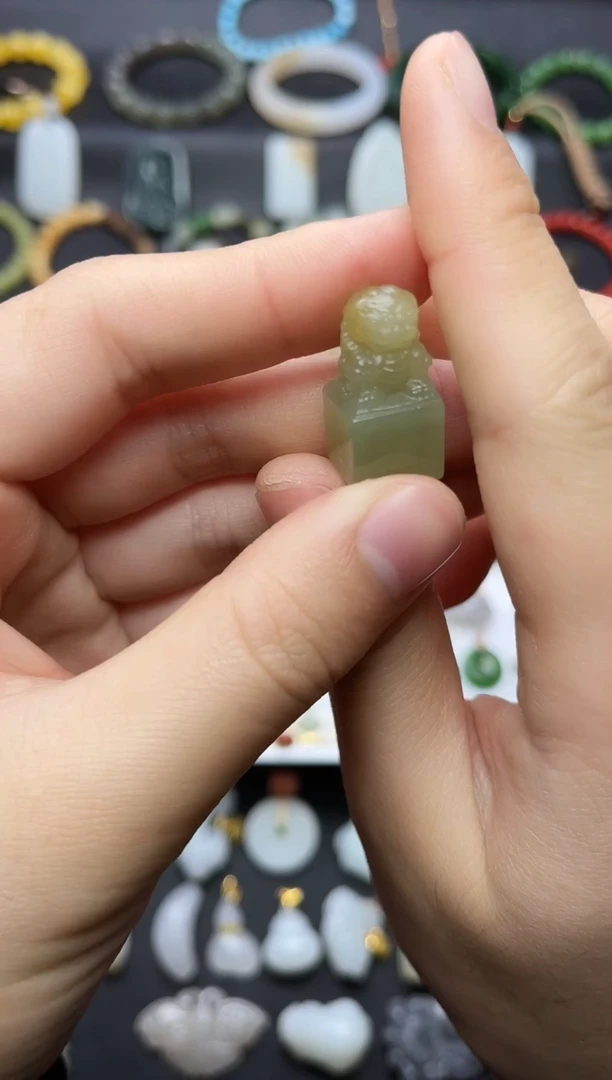 未镶嵌和田玉摆件印章06