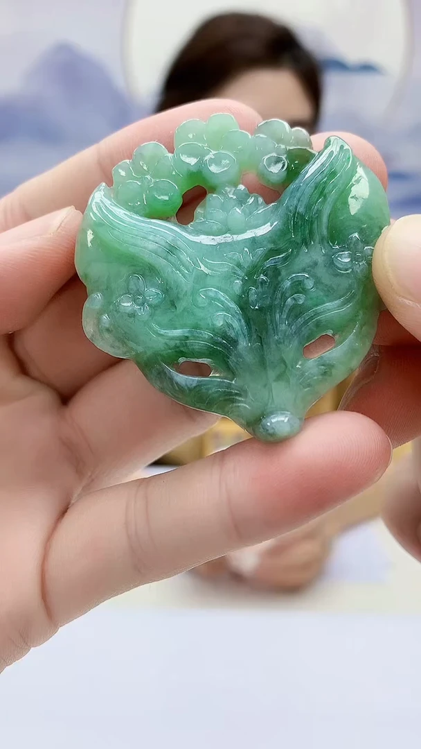 翡翠未镶嵌颈饰4829bb-jj挂件3
