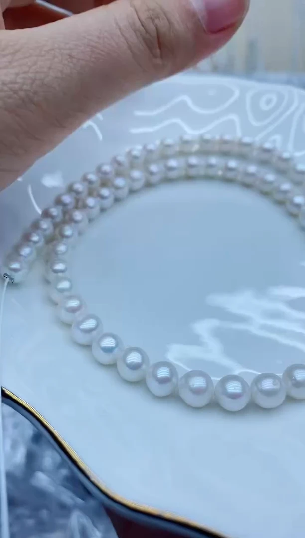 项链未镶嵌淡水珍珠直发 没扣头