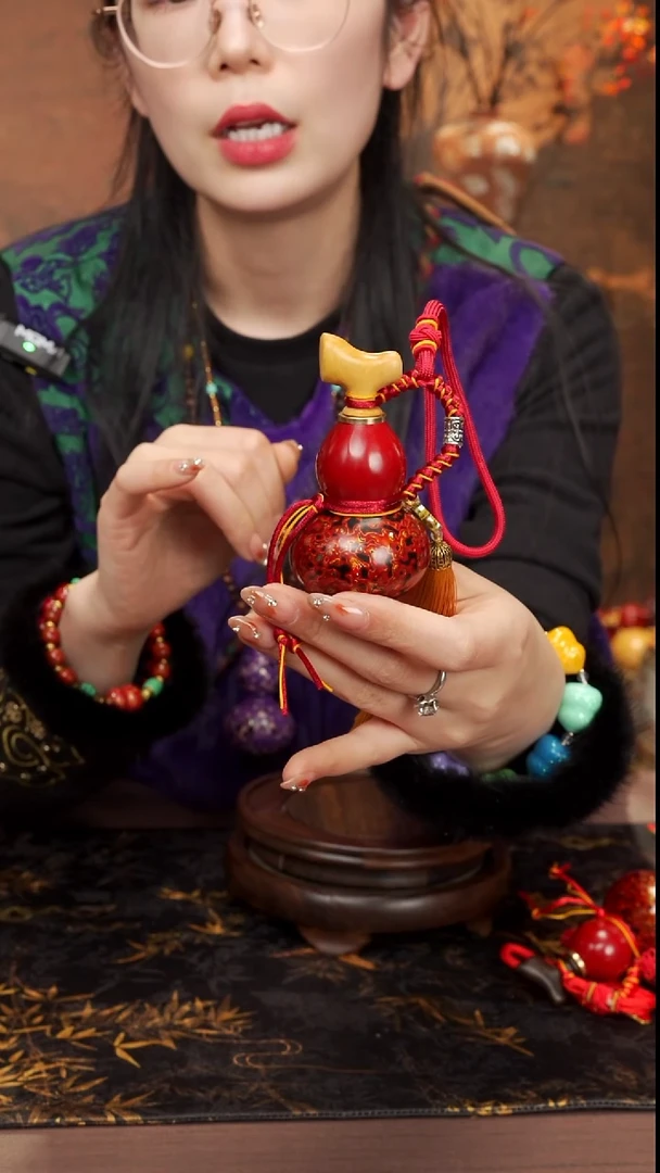 475--大漆开口小葫芦---178