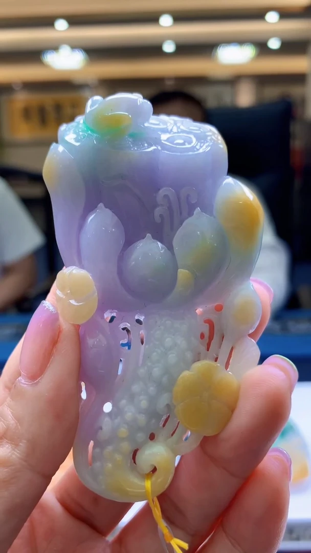 定制翡翠未镶嵌1080jj-毛货挂件45