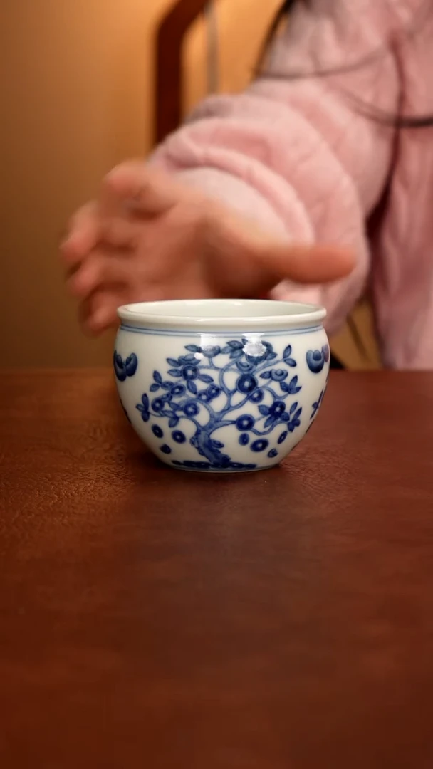 景德镇瓷器，青花瓷手绘茶具~金2.0