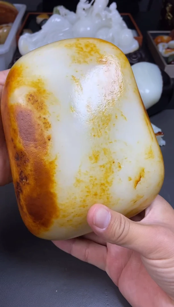 和田玉未镶嵌把件1