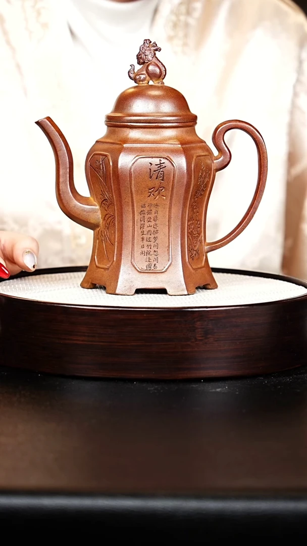茶壶紫砂宫灯壶