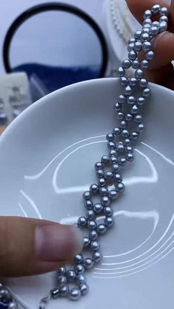 未镶嵌手链淡水珍珠手链