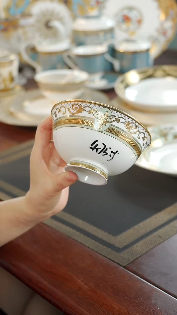 瓷片4.75英寸米饭碗2个