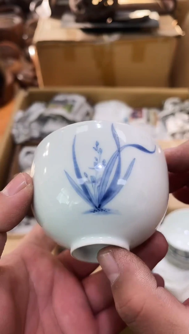 杯 如图所示 阁集工艺品