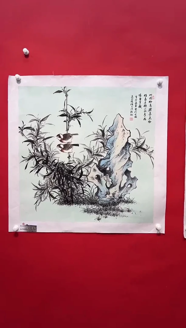 国画画家陆远华纯手绘原作