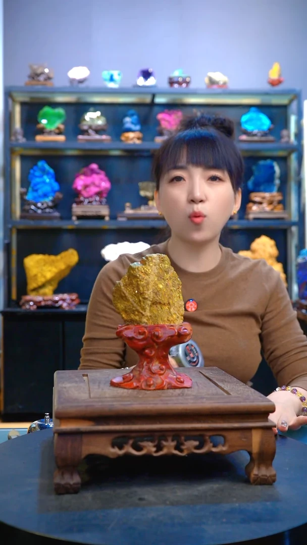 石材精品矿物晶体摆件