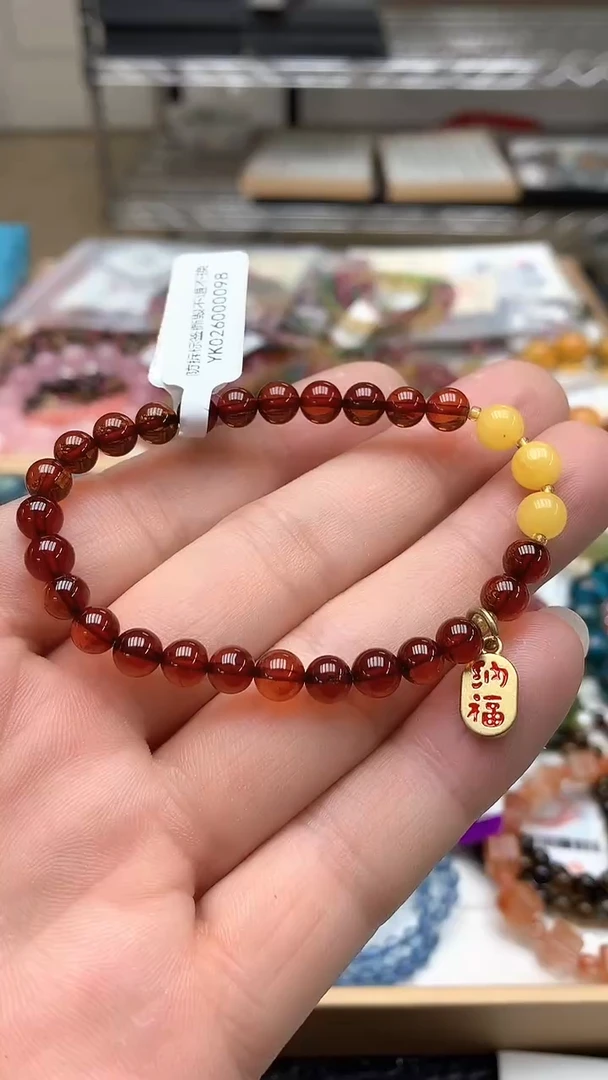 【闪购商品】琥珀手链未镶嵌手链16