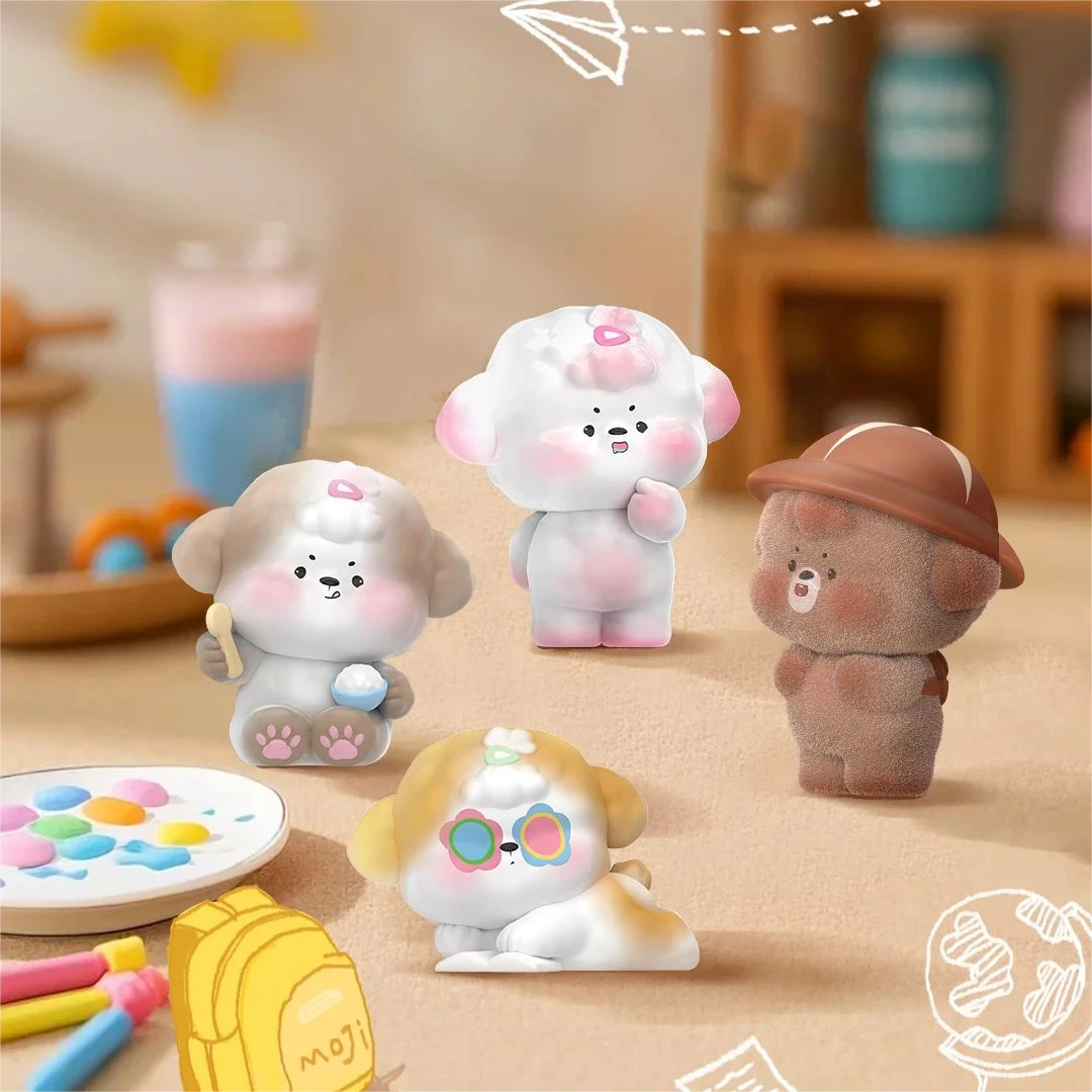 【拆盒拆袋】MOJI毛吉狗狗学院系列萌粒盲盒手办潮玩收藏摆件