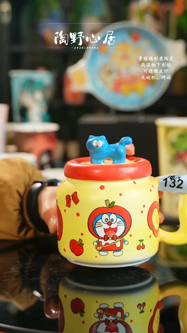 景德镇高温釉下彩纯手工手绘