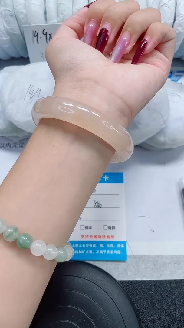 未镶嵌手镯石英质玉268-55/56