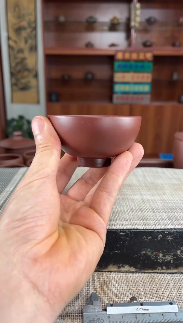 茶杯紫砂烈**神紫砂杯子